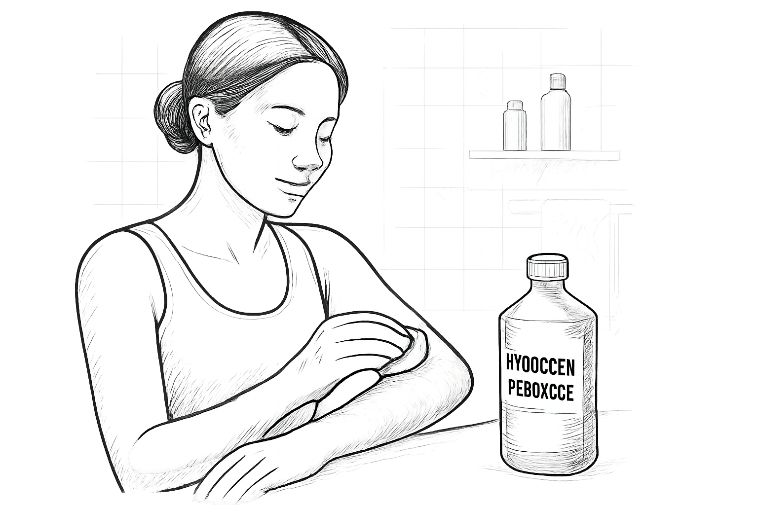 eau oxygénée poils avis